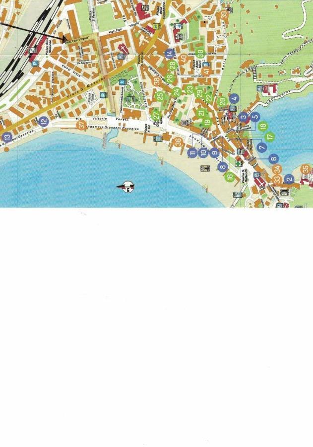 Ludovica Trilocale Centrale Con Posto Auto Sestri Levante Extérieur photo